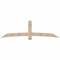 Ekena Millwork Bellingham Smooth Timber Gable Bracket, Douglas Fir, 96"W x 28"H x 3 1/2"D x 5 1/2"F, 7/12 Pitch GBW096X28X0406BEL00SDF - alternate 1